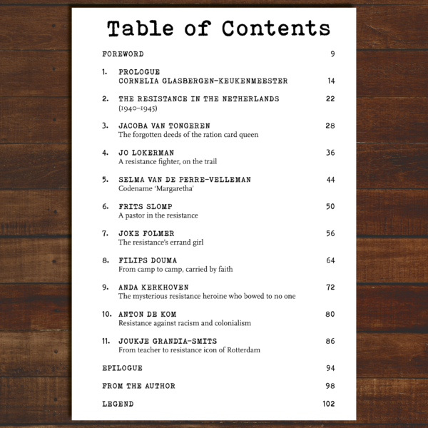 Orange Shall Overcome tales of Dutch resistance fighters (book 106 pages)